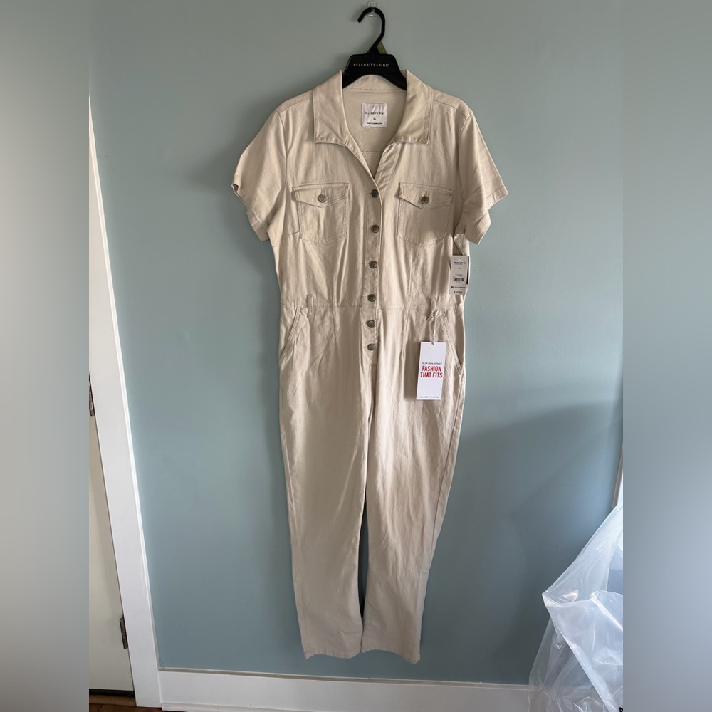 Celebrity Pink Beige Jumpsuit